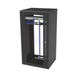 Gabinete 24U | 600mm | Pared | Con puerta miniatura 5