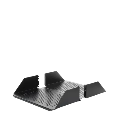 Charola Para Soportar Equipos en Rack de 19in, Ventilada, Frontal y Posterior, Capacidad de 136 Kg, 3UR - imagen 2