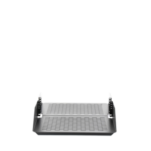 Charola Para Soportar Equipos en Rack de 19in, Ventilada, Frontal y Posterior, Capacidad de 136 Kg, 3UR