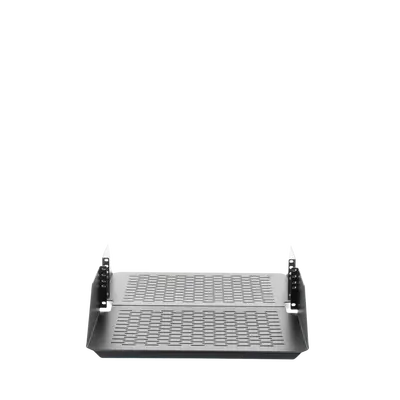 Charola Para Soportar Equipos en Rack de 19in, Ventilada, Frontal y Posterior, Capacidad de 136 Kg, 3UR - imagen 3
