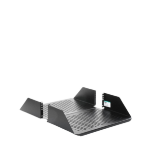 Charola Para Soportar Equipos en Rack de 19in, Ventilada, Frontal y Posterior, Capacidad de 136 Kg, 3UR
