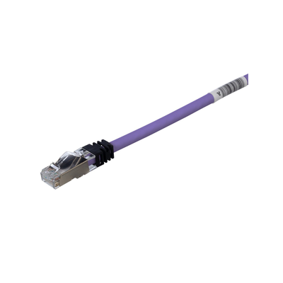 Patch Cord Cat6A, Blindado S/FTP, CM/LS0H, 3.05 Metros (10 Pies), Color Violeta - imagen 2