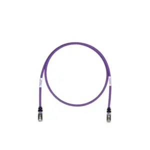 Patch Cord Cat6A, Blindado S/FTP, CM/LS0H, 3.05 Metros (10 Pies), Color Violeta