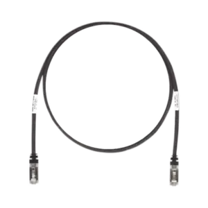 Patch Cord Cat6A, Blindado S/FTP, CM/LS0H, 2.13 Metros (7 Pies), Color Negro