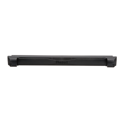Tapa Ciega Estándar de 19in, Compatible con Racks con Rieles de Orificio Cuadrado, Instalación sin Herramienta, Plano, 1 UR, Color Negro - imagen 2
