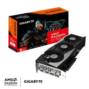 Gaming OC | Radeon RX 7600 | 8GB GDDR6 — Tarjeta de Video Gigabyte: PCIe 4.0 x16 | HDMI + DisplayPort