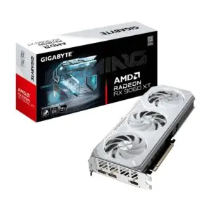 Gaming OC ICE | Radeon RX 9060 XT | 16GB GDDR6 — Tarjeta de Video Gigabyte: PCIe 5.0 x16 | HDMI + 3x DisplayPort