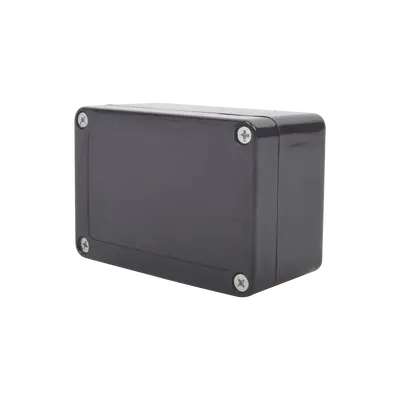 Gabinete Plástico Negro | Exterior IP65 | 100x68x50mm | Cierre Tornillos - imagen 4