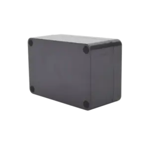 Gabinete Plástico Negro | Exterior IP65 | 100x68x50mm | Cierre Tornillos