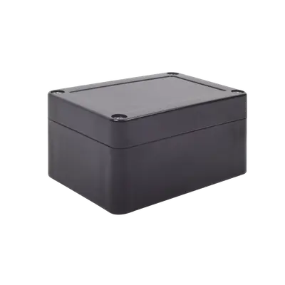 Gabinete Plástico Negro | Exterior IP65 | 100x68x50mm | Cierre Tornillos - imagen 1