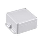 Gabinete Plástico Gris | Exterior IP65 | 120x120x60mm | Cierre Tornillos miniatura 1