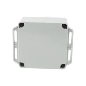 Gabinete Plástico Gris | Exterior IP65 | 120x120x60mm | Cierre Tornillos