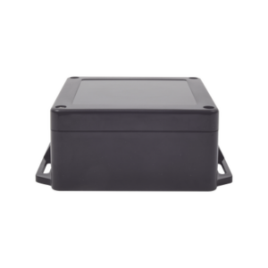 Gabinete Plástico Negro | Exterior IP65 | 120x120x60mm | Cierre Tornillos