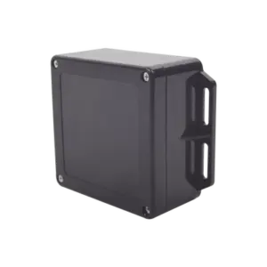Gabinete Plástico Negro | Exterior IP65 | 120x120x60mm | Cierre Tornillos
