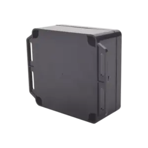 Gabinete Plástico Negro | Exterior IP65 | 120x120x60mm | Cierre Tornillos