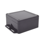 Gabinete Plástico Negro | Exterior IP65 | 120x120x60mm | Cierre Tornillos miniatura 1