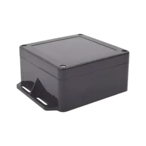 Gabinete Plástico Negro | Exterior IP65 | 120x120x60mm | Cierre Tornillos