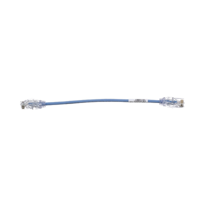 Cable de Parcheo TX6, UTP Cat6, Diámetro Reducido (28AWG), Color Azul, 20 cm (7.87 pulgadas) - imagen 2
