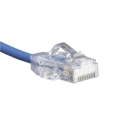 Cable de Parcheo TX6, UTP Cat6, Diámetro Reducido (28AWG), Color Azul, 20 cm (7.87 pulgadas) - imagen 4
