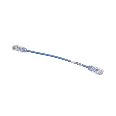 Cable de Parcheo TX6, UTP Cat6, Diámetro Reducido (28AWG), Color Azul, 20 cm (7.87 pulgadas) - imagen 3
