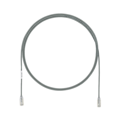 Cable de Parcheo TX6, UTP Cat6, Diámetro Reducido (28AWG), Color Gris, 1.5 Metros (4.92 Pies) - imagen 1