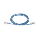 Cable de Parcheo TX6, UTP Cat6, Diámetro Reducido (28AWG), Color Azul, 3.05 Metros (10 Pies) miniatura 1