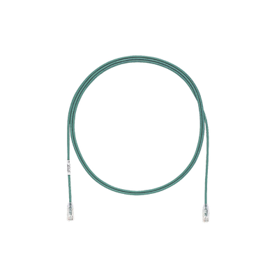 Cable de Parcheo TX6, UTP Cat6, Diámetro Reducido (28AWG), Color Verde, 3.05 Metros (10 Pies) - imagen 1