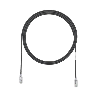 Cable de Parcheo TX6, UTP Cat6, Diámetro Reducido (28AWG), Color Negro, 0.3 Metros (1 Pie) - imagen 2