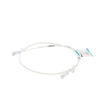 Cable de Parcheo TX6, UTP Cat6, Diámetro Reducido (28AWG), Color Blanco Mate, 0.91 Metros (3 Pies) - imagen 3