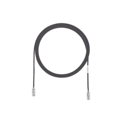 Cable de Parcheo TX6, UTP Cat6, Diámetro Reducido (28AWG), Color Negro, 0.91 Metros (3 Pies) - imagen 1