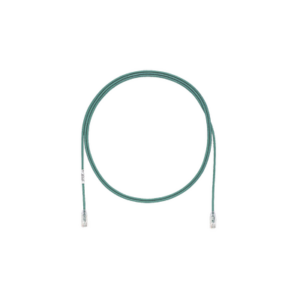 Cable de Parcheo TX6, UTP Cat6, Diámetro Reducido (28AWG), Color Verde, 0.91 Metros (3 Pies)