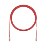 Cable de Parcheo TX6, UTP Cat6, Diámetro Reducido (28AWG), Color Rojo, 0.91 Metros (3 Pies) miniatura 1