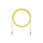 Cable de Parcheo TX6, UTP Cat6, Diámetro Reducido (28AWG), Color Amarillo, 0.91 Metros (3 Pies) miniatura 1