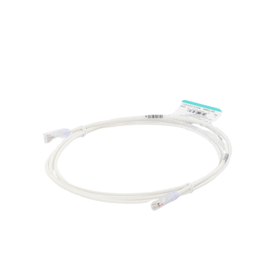 Cable de Parcheo TX6, UTP Cat6, Diámetro Reducido (28AWG), Color Blanco Mate, 2.13 Metros (7 Pies) - imagen 2