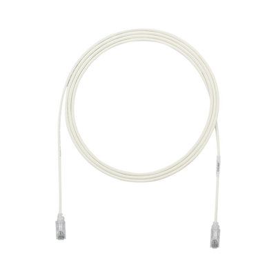 Cable de Parcheo TX6, UTP Cat6, Diámetro Reducido (28AWG), Color Gris, 2.13 Metros (7 Pies) - imagen 1