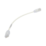 Cable de Parcheo TX6, UTP Cat6, Diámetro Reducido (28AWG), Color Blanco, 20.32 cm (8 Pulgadas) miniatura 2
