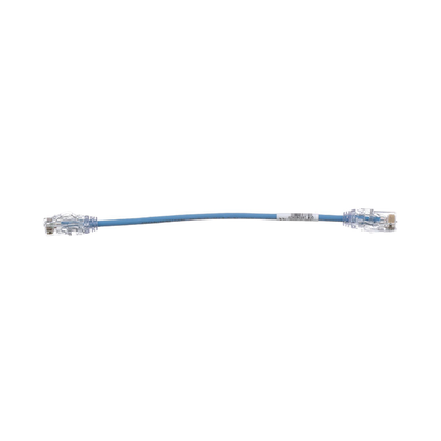 Cable de Parcheo TX6, UTP Cat6, Diámetro Reducido (28AWG), Color Azul, 20.2 cm (8 Pulgadas) - imagen 2