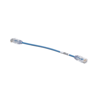 Cable de Parcheo TX6, UTP Cat6, Diámetro Reducido (28AWG), Color Azul, 20.2 cm (8 Pulgadas) - imagen 3