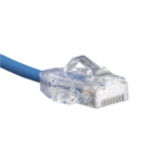Cable de Parcheo TX6, UTP Cat6, Diámetro Reducido (28AWG), Color Azul, 20.2 cm (8 Pulgadas) miniatura 4