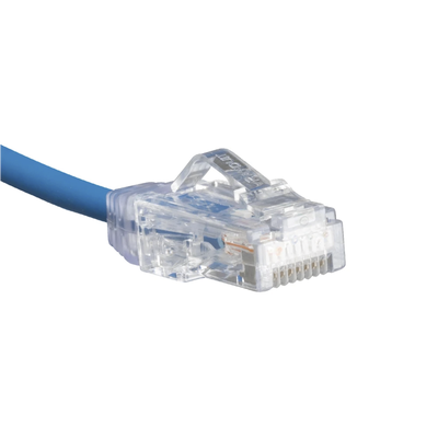 Cable de Parcheo TX6, UTP Cat6, Diámetro Reducido (28AWG), Color Azul, 20.2 cm (8 Pulgadas) - imagen 4