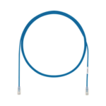 Cable de Parcheo UTP Cat6A, CM/LSZH, Diámetro Reducido (28AWG), Color Azul, 3.05 Metros (10 Pies) miniatura 1