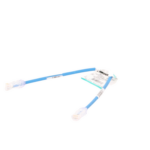 Cable de Parcheo UTP Cat6A, CM/LSZH, Diámetro Reducido (28AWG), Color Azul, 0.3 Metros (1 Pie) miniatura 4
