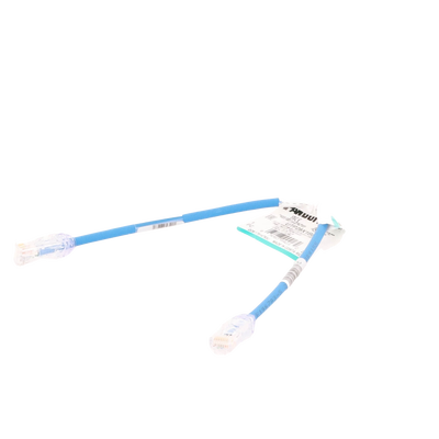 Cable de Parcheo UTP Cat6A, CM/LSZH, Diámetro Reducido (28AWG), Color Azul, 0.3 Metros (1 Pie) - imagen 4