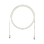 Cable de Parcheo UTP Cat6A, CM/LSZH, Diámetro Reducido (28AWG), Color Blanco Mate, 0.91 Metros (3 Pies) miniatura 1