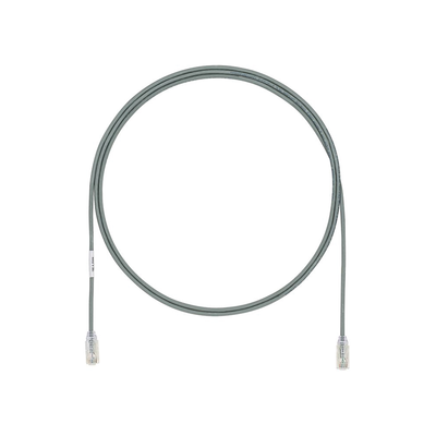 Cable de Parcheo UTP Cat6A, CM/LSZH, Diámetro Reducido (28AWG), Color Gris, 0.91 Metros (3 Pies) - imagen 1