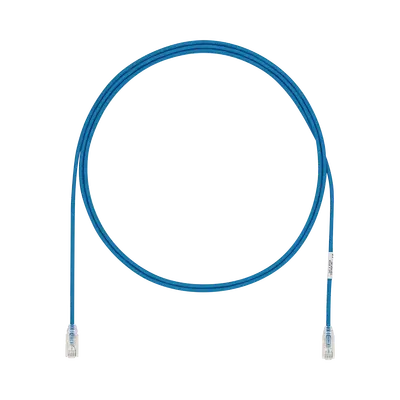 Cable de Parcheo UTP Cat6A, CM/LSZH, Diámetro Reducido (28AWG), Color Azul, 15.24 Metros (50 Pies) - imagen 1