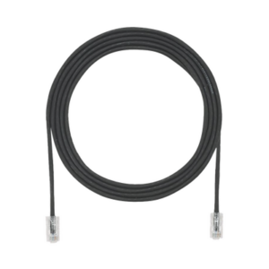 Cable de Parcheo UTP Cat6A, CM/LSZH, Diámetro Reducido (28AWG), Color Negro, 1.52 Metros (5 Pies)