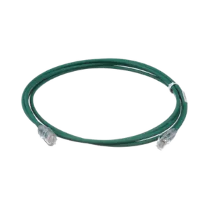 Cable de Parcheo UTP Cat6A, CM/LSZH, Diámetro Reducido (28AWG), Color Verde, 1.52 Metros (5 Pies)