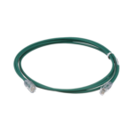 Cable de Parcheo UTP Cat6A, CM/LSZH, Diámetro Reducido (28AWG), Color Verde, 2.13 Metros (7 Pies) miniatura 1