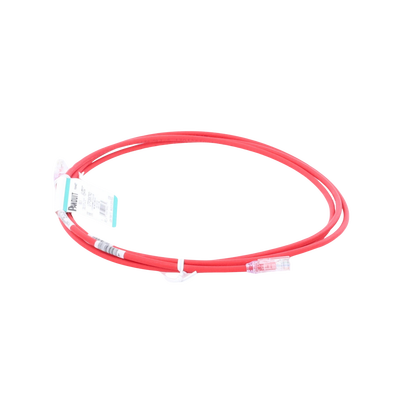 Cable de Parcheo UTP Cat6A, CM/LSZH, Diámetro Reducido (28AWG), Color Rojo, 2.13 Metros (7 Pies) - imagen 5